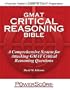 PowerScore GMAT Critical Reasoning Bible