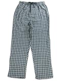 Private Label Clothing - Mens Plaid Flannel Pajama Pants, Navy, Olive, White
