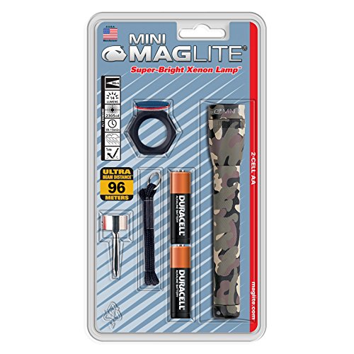 Maglite Mini Maglite 2 Cell AA Combination Pack Blisterpack Flashlight - Camo