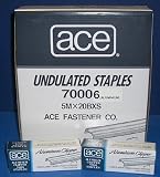 Ace Aluminum Staples for ACE 07020 Plier Stapler, Rust Proof staples, Easily removable staple, 1 Sleeve = 20 Boxes, 5000 Aluminum Staples Per Box
