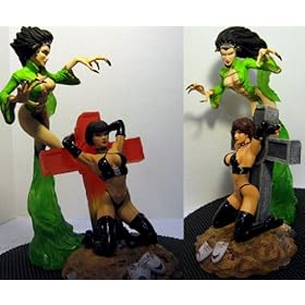  Chastity and Jade Statue by Chaos Comics