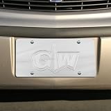 NCAA George Washington Colonials Silver Mirrored License Plate