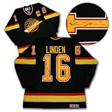 TREVOR LINDEN Vancouver Canucks SIGNED 94 Finals Jersey