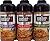 Weber All Natural Seasoning Blend 3 Flavor Variety Bundle: (1) Weber N'Orleans Cajun Seasoning Blend, (1) Weber Roasted Garlic & Herb Seasoning Blend, and (1) Weber Kick'N Chicken Seasoning Blend, 5.0 - 5.5 Oz. Ea.