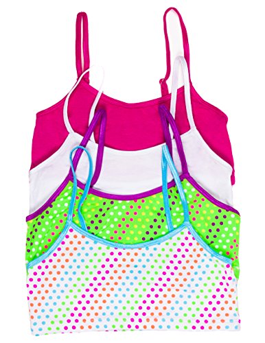 Caramel Cantina Girls 4 Pack Training Bras in Fun Patterns
