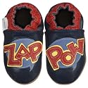 Robeez Infant/Toddler Zap Pow Slip-On,Navy,6-12 Months (US Infant 2.5-4 M)
