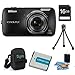Nikon COOLPIX S800c 16MP 3.5 inch LED Black Digital Camera Kit