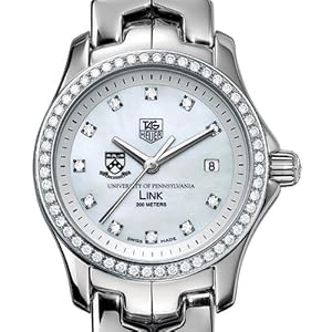 University of Pennsylvania TAG Heuer Watch - Women's Link with Diamond