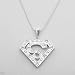 Necklace With 1.80ctw Genuine Topazes in 925 Sterling silver. Total item weight 10.5g Length 18in