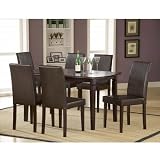Verona 7-Piece Dining Room Furniture Set with Parsons Chairs – Hillsdale Furniture – 4138PA7PC