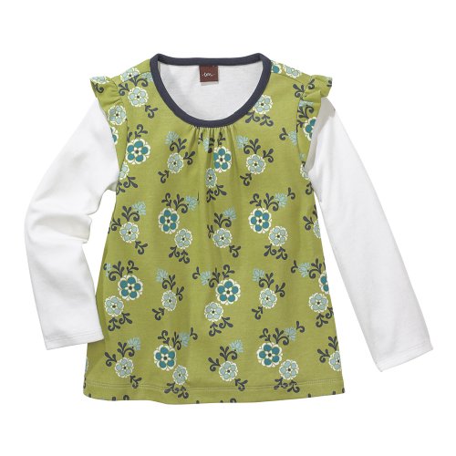 Tea Collection Camelia Dot D/Decker Tee, Lily Pad