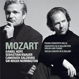 Mozart : Piano Concerto No.16 K451, Violin Sonata in G major K379, Concerto for Violin & Piano K.App.56/K315f