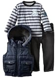 Calvin Klein Boys 2-7 Tee And Jean Puffy Vest