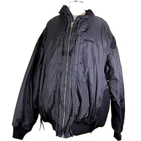 Akademiks Bomber Jacket Men Black Down Parka by Akademiks