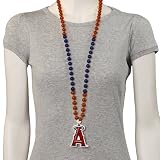 Los Angeles Angels of Anaheim Team Logo Medallion Beads