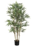 3.5' Silk Bamboo Tree in Plastic Pot Green