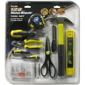 Allied International 36058 Home Repair 123 piece Tool Set by 