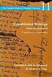 Unpublished writings from the period of Unfashionable observations