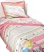 Princess Ribbons & Roses Twin Comforter Set