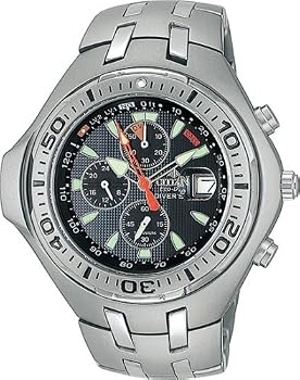 Citizen #BJ2060-58E Men's Titanium Aqualand 200M Professional Diver Watch