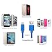 [Apple Mfi Certified] LINKPIN PVC 3ft/1M Lightning 8pin to USB SYNC Cable Charger Cord for Apple iPhone 5, 5s, 5c, 6, 6 Plus, 6s, 6s Plus, iPod touch 5, 6, iPod nano 7, iPad Mini 1, 2, 3, 4, iPad 4, Air, Air 2, iPad Pro 2 Years Warranty(Blue)