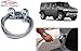 Auto Pearl - Car Auto Full Steel Towing Tow Cable Rope 2000kgs 6mm Heavy Duty 4Mtr For - Hummer H2 RS.549.00