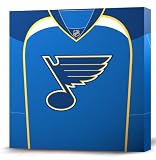 NHL St. Louis Blues Dark Jersey Canvas Print (20 x 20)