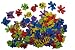 125 tlg. Set Streumotive bunte Tiere aus Moosgummi Tischdekoration Deko
