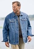KingSize Big & Tall Liberty Blues Western Denim Jacket
