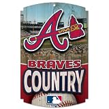 MLB Atlanta Braves Wood Signs