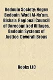 Bedouin Society: Negev Bedouin, Wadi Al-Na'am, Bisha'a, Regional Council of Unrecognized Villages, Bedouin Systems of Justice, Devorah-