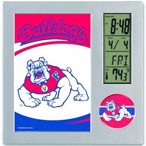 NCAA Fresno State Bulldogs Digital Desk Clock