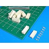 ＜2.54mm基板⇔電線接続コネクタ 接続コネクタB　L字　7P＞ オスメス金具5組入＜con-677＞