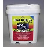 Goat Care 2X Medicated Pellets, Goat Dewormer, 3 Pound Package - Part #: 001-0311