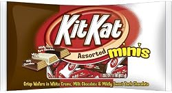 Kit Kat Assorted Minis, Crisp Wafers in Milk Chocolate, 11-Ounce Bags (Pack of 4)