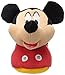 Josmo Character Shoes Boy's Disney Mickey Head Slipper-K, Black/Red, 7/8 M US Toddler