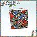 Birdwatcher WILD BIRDS Photo Picture Album Fits 4 x 6 Gift Idea or For Graduation, Baby Shower, Wedding HIGH QUALITY, Cotton Fabric Covered