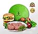 Silicone Burger Press By Bee-Live- 7-In-1-Hamburger Patty Mold For Delicious Burgers- Oven &Dishwasher Safe Patty Maker Press- Freezer Storage Container-Non Stick Silicone Mold For Cookies, Pies &More