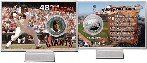 Pablo Sandoval San Francisco Giants Silver Coin Card
