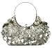 Silver Shimmer Evening Handbag/Purse with Sequins
