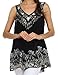 Sakkas Oasis Gauzy Crepe Sleeveless Blouse