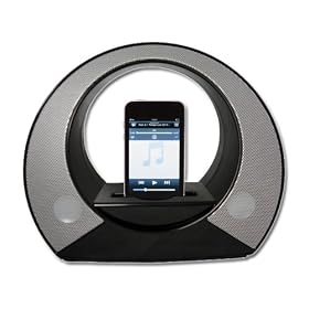 SuperSonic SC-8SP Black Portable Digital FM Radio iPod Speaker Dock