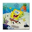 Face Towel (Wash Cloth) of Spongebob Squarepants Jumping (Sponge Bob Square Pants)