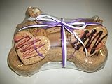 Valentine Doggy - Dog Gift Basket - Edible Basket with Organic Dog Treats - Heidi's Homemade