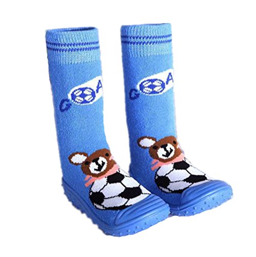 Yougao Baby Toddler Cartoon Patterned Soft Rubber Bottom Anti-slip Floor Socks Boots (FBA)