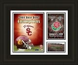 Southern California Trojans Framed USC Trojans Rose Bowl (2008) Milestones and Memories NCAA College Athletics