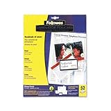 Fellowes Clear Laminating Pouch Assortment Kit, 3 mm, Assorted, 52 per Pack (5208401)