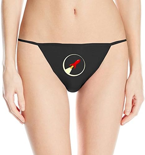 Designer Red Rocket G String For Womens Black