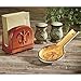 ACK Tuscany Colorful Hand Painted Fleur De Lis, 4 pc Stove Top Set, Napkin Holder, Salt and Pepper Shaker Set and Spoon Rest for Kitchen Décor