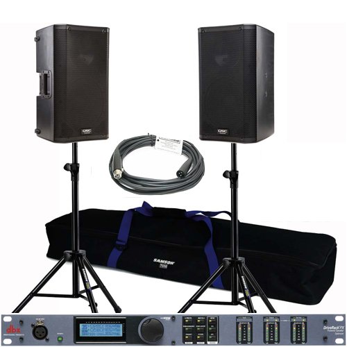 2 QSC HPR122i 12 Powered PA Loud Speaker Bundle